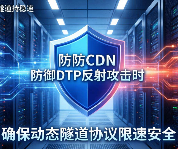 高防CDN防御DTP反射攻击：是否支持动态隧道协议限速探究