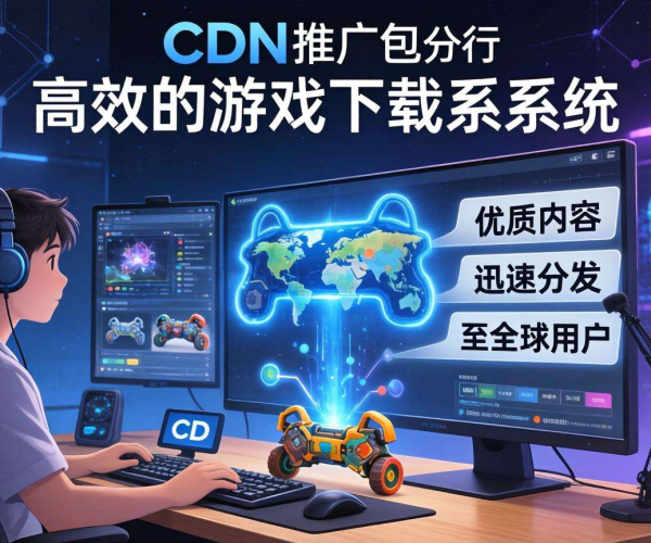 高效稳定！游戏下载CDN推广包分发解决方案助力游戏畅玩