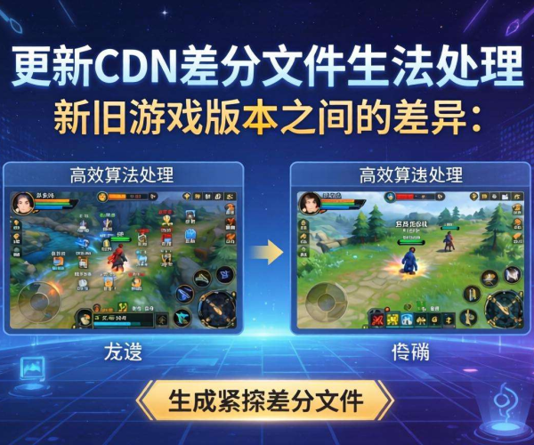 游戏更新CDN差分文件生成方法揭秘