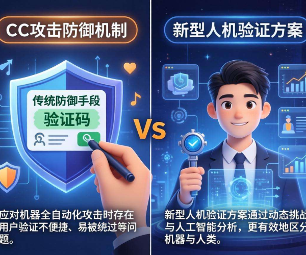 CC攻击人机验证方案大对比：哪种更胜一筹？