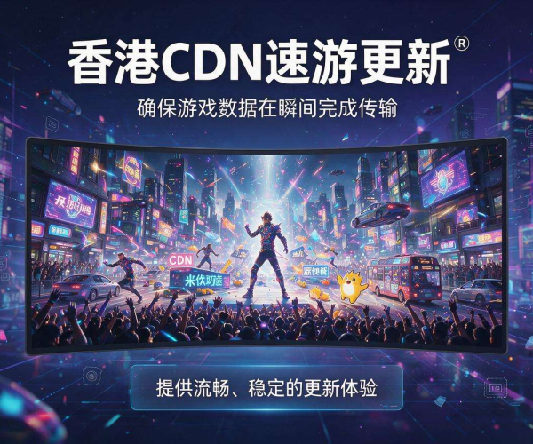 香港CDN加速游戏更新 低延迟高稳定提升下载效率