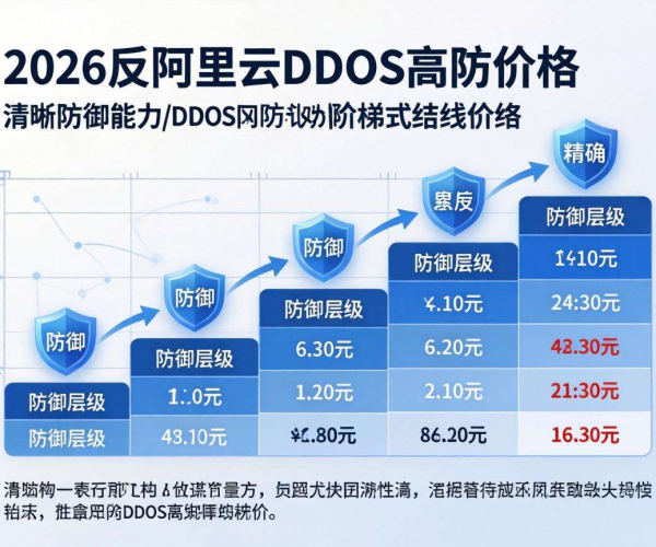 阿里云DDoS高防价格表2026版：全方位解析及费用详情