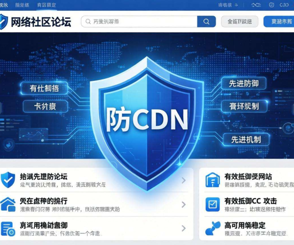 高防CDN能否防CC攻击？社区论坛探讨给出答案
