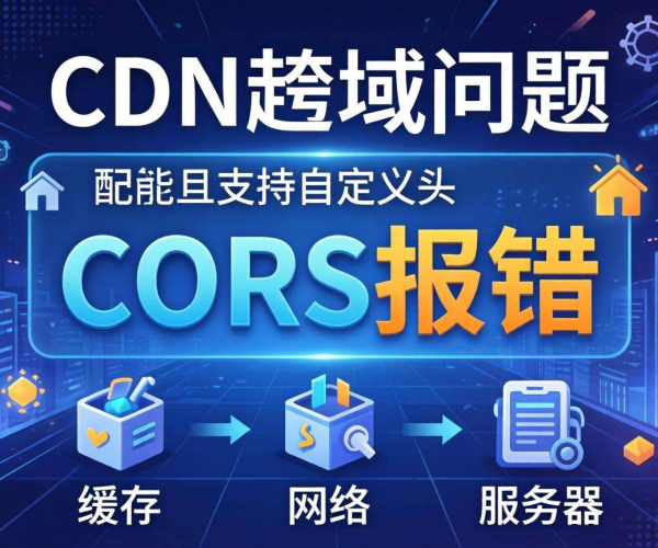 CDN跨域问题：如何配置CORS不报错并支持自定义头