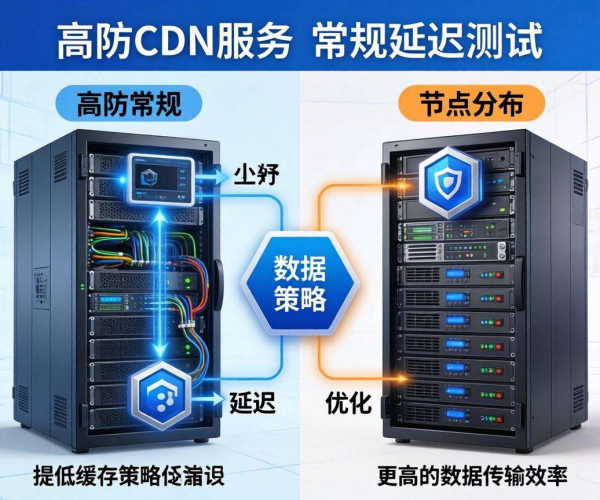 高防CDN与高防服务器大比拼：延迟差异对比全揭秘
