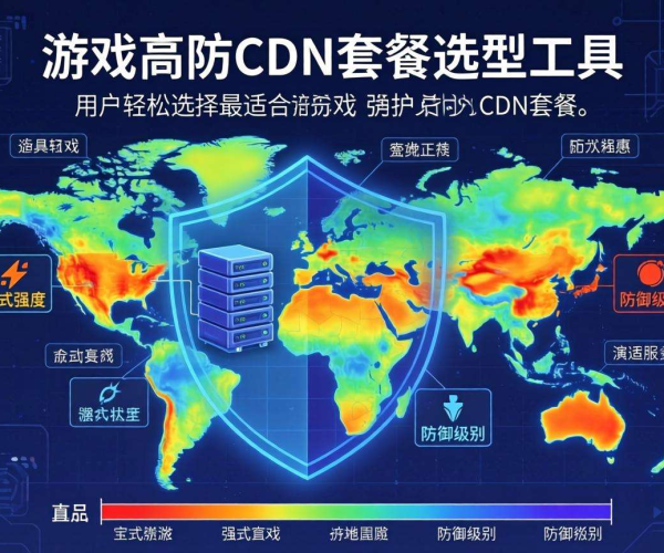 游戏高防CDN套餐选型工具：精准匹配，为游戏安全护航