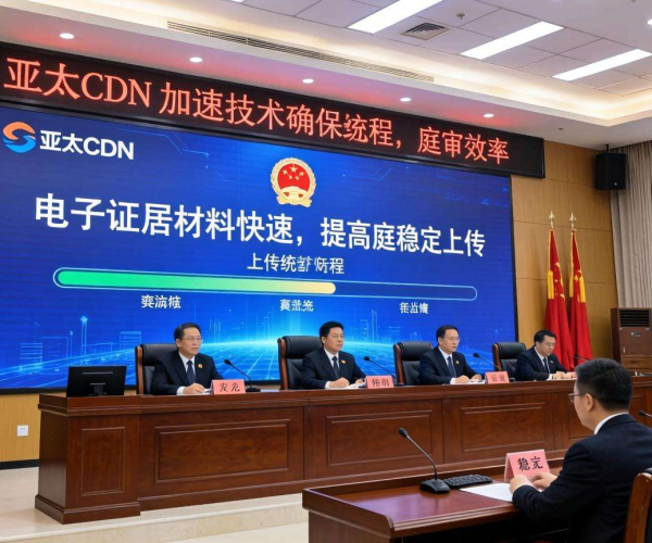 亚太CDN在智慧法院中的证据材料上传加速