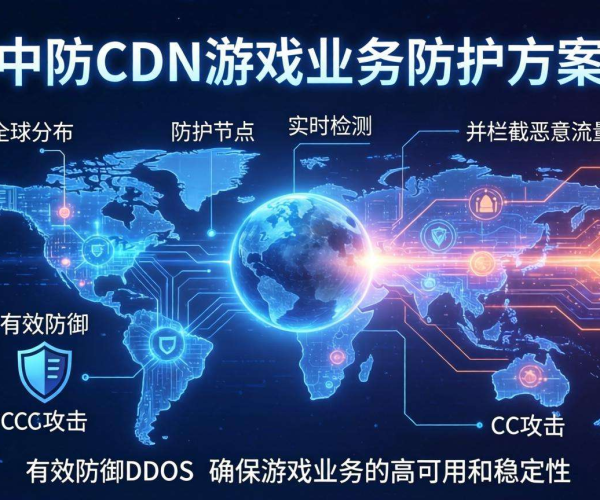高防CDN助力游戏业务，全方位打造安全可靠防护方案