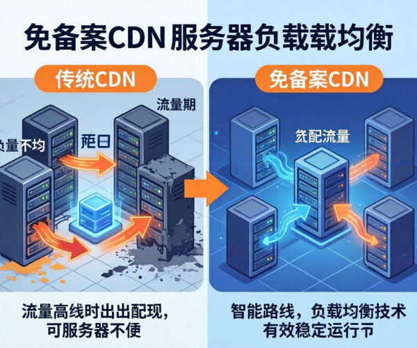 免备案CDN与普通CDN区别大揭秘：负载均衡层面深度剖析