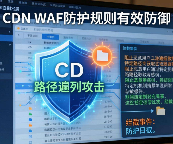 CDN WAF防护规则：有效抵御路径遍历攻击的策略与实践