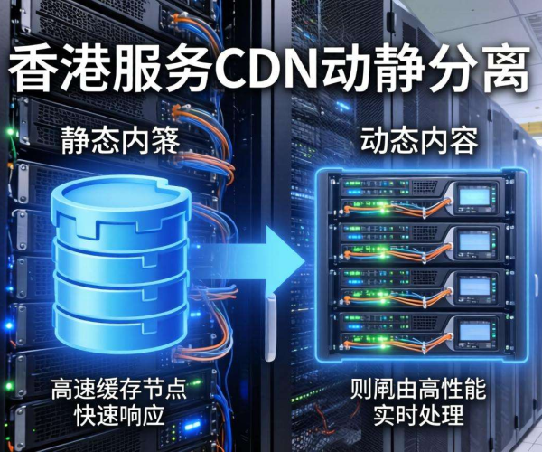 香港服务器CDN配置实现动静分离，提升网站性能与访问速度