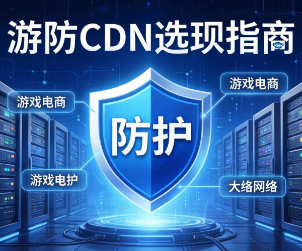 游戏电商高防CDN选型指南：关键要点与实用建议