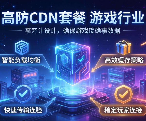 高防CDN套餐助力游戏行业，保障稳定畅玩体验