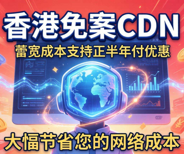 香港免备案CDN带宽成本能否享受半年付优惠？