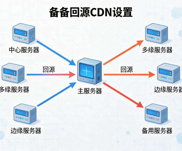 主备回源CDN设置实操指南 保障源站高可用与分发稳定性