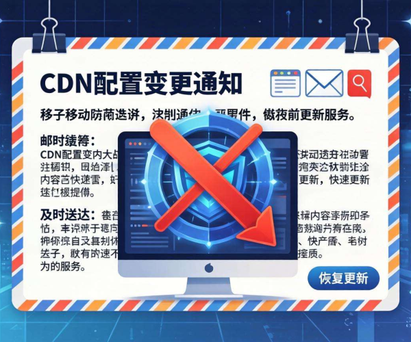 域名移动屏蔽后：CDN配置变更指南与重要通知要点