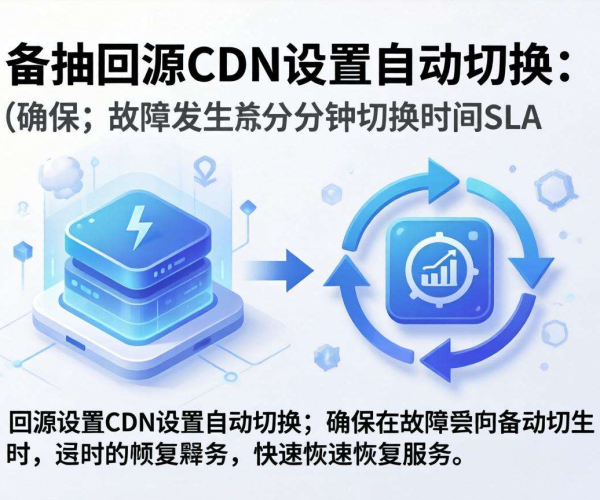 主备回源CDN设置自动切换：明确几分钟切换时间SLA的重要性