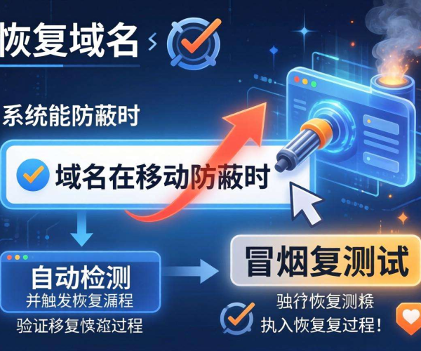 域名移动屏蔽自动化恢复：实现切换后自动化冒烟测试的方法