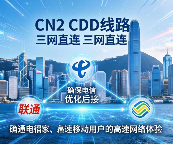 香港CN2 CDN线路：实现三网直连，畅享高速网络体验