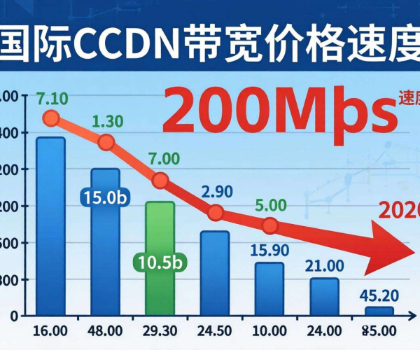 国内200Mbps CDN带宽价格揭秘：成本几何与市场态势洞察