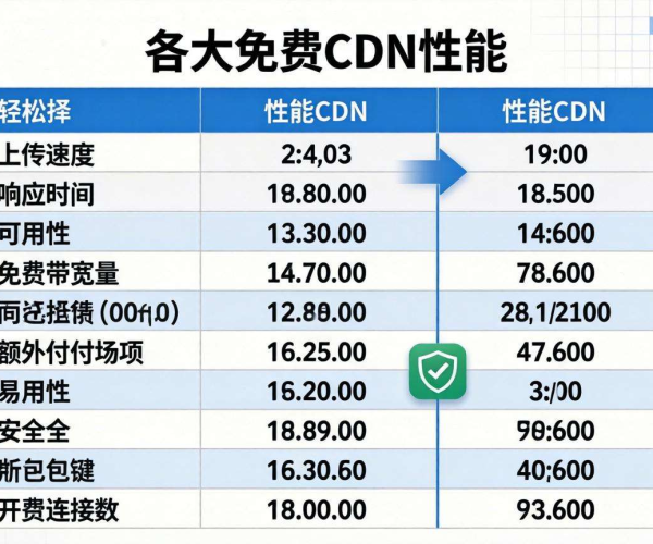 小网站CDN选择攻略：性价比对比免费CDN大揭秘