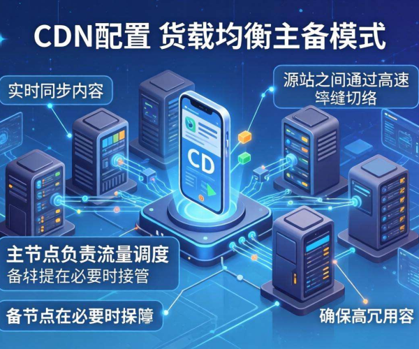多源站CDN配置负载均衡主备模式：优化网络性能的有效策略