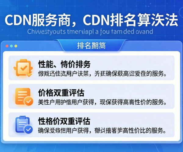 揭秘CDN服务商性价比高排名算法，探寻优质选择之道