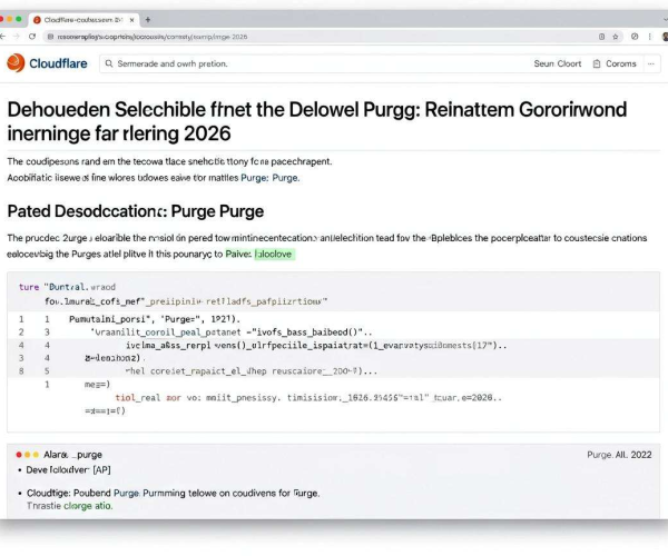 CDN实时删除缓存:Cloudflare Purge 2026 API文档调用使用指南