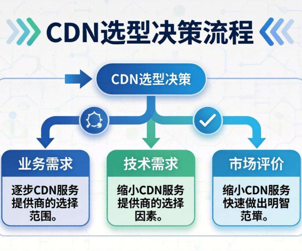 CDN选型决策流程图：清晰指引，助力科学选择优质CDN服务