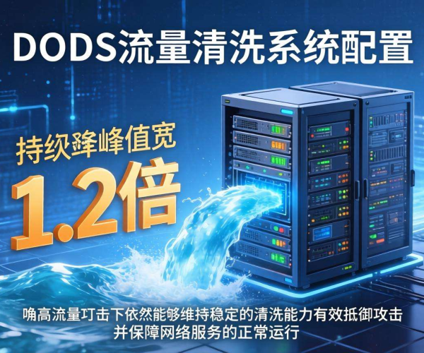DDoS流量清洗：带宽要求按峰值1.2倍设定的关键意义