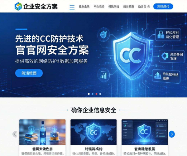 企业官网CC防护方案选型：满足基本需求，这样选就够用