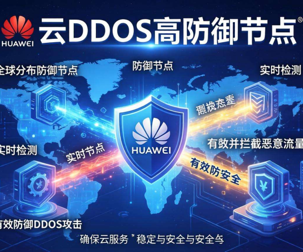 华为云DDoS高防节点：守护网络安全，抵御恶意攻击的坚固防线