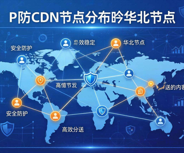 高防CDN华北节点分布：优势、布局与对网络安全的保障