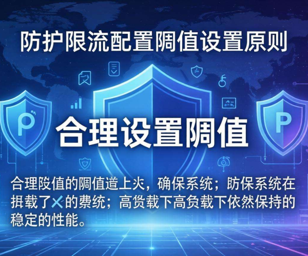 CC防护限流配置阈值设置原则：平衡安全与性能的关键考量