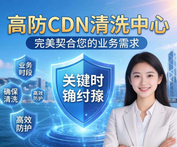 香港高防CDN清洗中心能否按业务时段进行清洗
