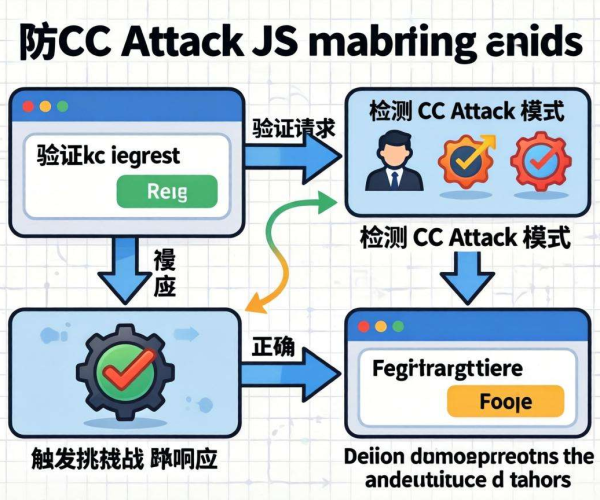 CC攻击JS挑战模式原理深度图解：抵御恶意攻击的技术剖析