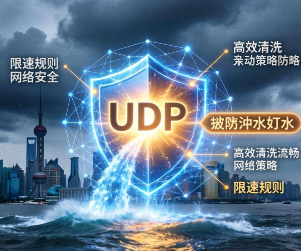 UDP Flood攻击高防清洗策略之限速规则解析与应用