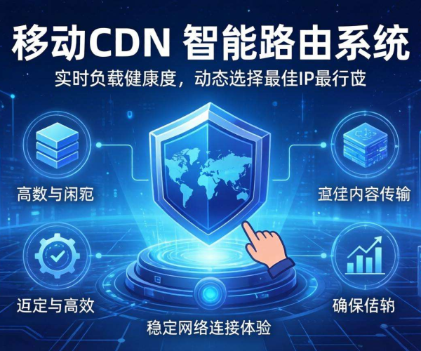 移动屏蔽CDN下智能路由能否按实时负载健康度返回IP探究