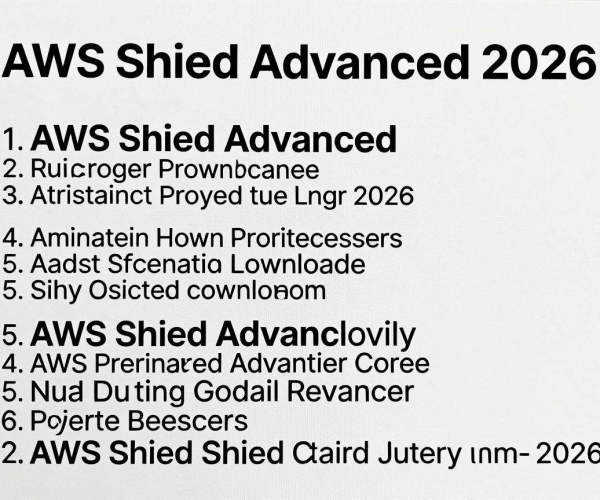 2026版海外DDoS防护知名厂商列表及AWS Shield Advanced下载信息