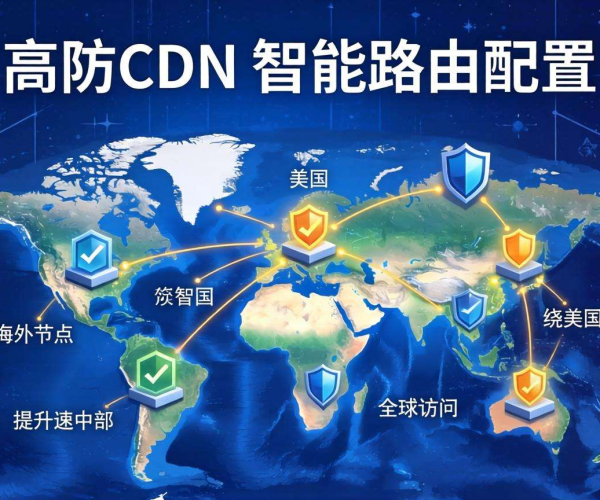 高防CDN海外节点配置：如何避免绕经美国中部