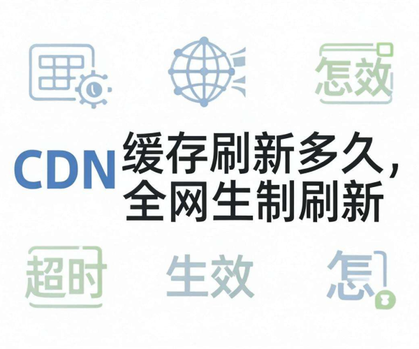 CDN缓存刷新全网生效时间及超时后通过API强制刷新方法