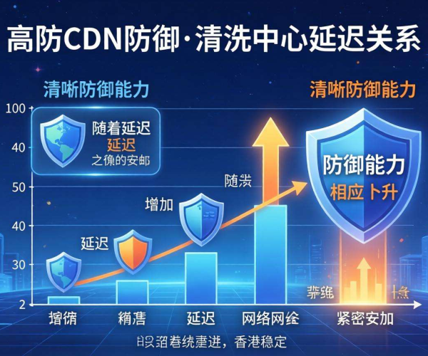 香港高防CDN防御能力与清洗中心延迟：微妙关系解析
