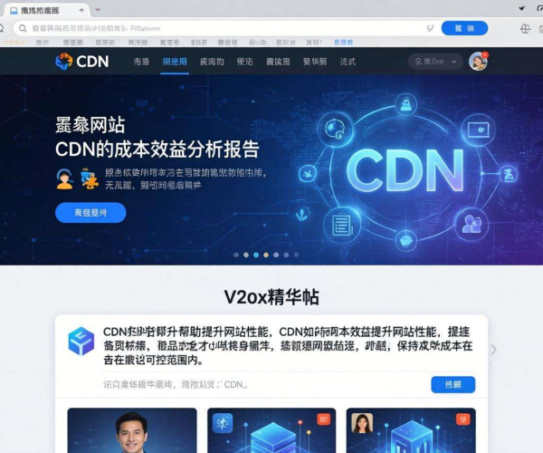CDN适合小网站吗？2026年V2EX精华帖性价比分析报告