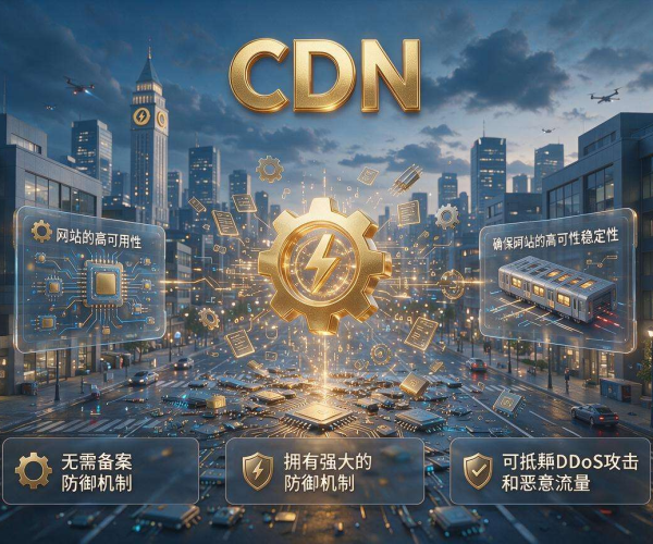 国内免备案高防CDN 抗D提速 一站式满足站点加速防护需求