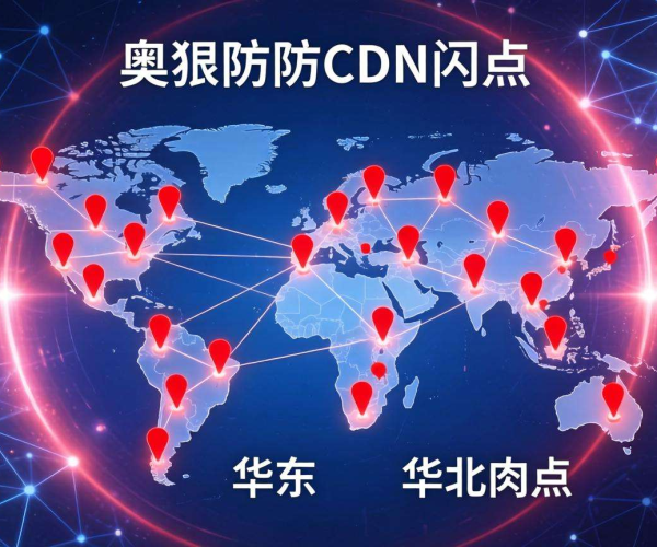 高防CDN节点广泛分布，华东华北构建坚实网络安全屏障
