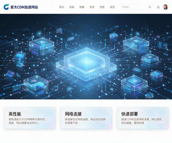 亚太CDN加速助力网站首页实现极速加载与稳定访问