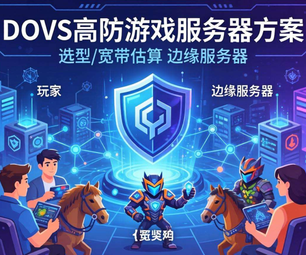 DDoS高防游戏服务器方案选型：精准带宽估算策略