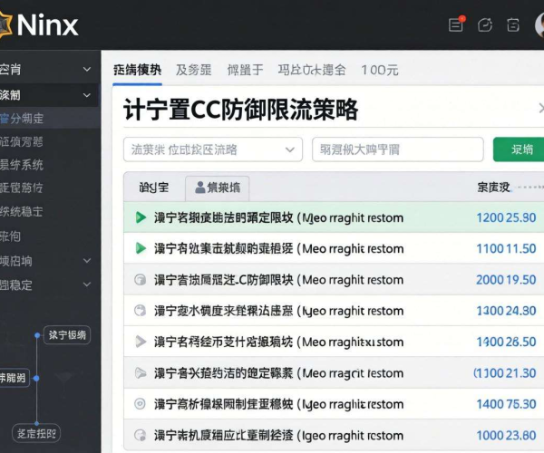 CC防御限流策略：Nginx zone的配置方法与要点