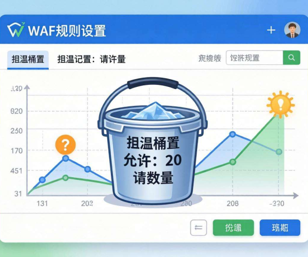 CC攻击防护：WAF规则设置限流桶策略解析与实践