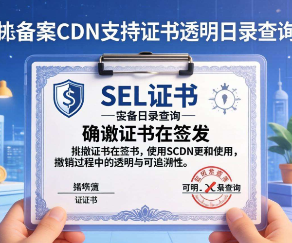 免备案CDN的SSL证书是否支持证书透明日志查询